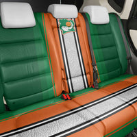 Ivory Coast National Football Back Car Seat Cover Les Elephants-Striped Sport Style - Wonder Print Shop