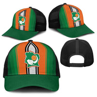 Ivory Coast National Football Baseball Net Cap Les Elephants-Striped Sport Style - Wonder Print Shop