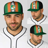 Ivory Coast National Football Baseball Net Cap Les Elephants-Striped Sport Style - Wonder Print Shop