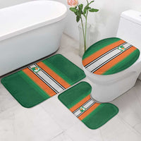 Ivory Coast National Football Bathroom Set Les Elephants-Striped Sport Style - Wonder Print Shop