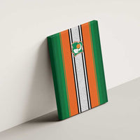 Ivory Coast National Football Canvas Wall Art Les Elephants-Striped Sport Style - Wonder Print Shop