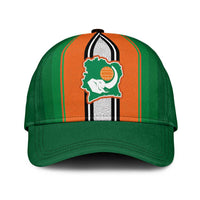 Ivory Coast National Football Classic Cap Les Elephants-Striped Sport Style - Wonder Print Shop