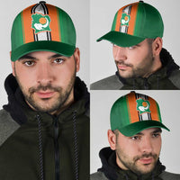 Ivory Coast National Football Classic Cap Les Elephants-Striped Sport Style - Wonder Print Shop