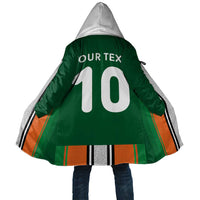 Custom Ivory Coast National Football Cloak Les Elephants-Striped Sport Style - Wonder Print Shop