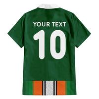 Custom Ivory Coast National Football Family Matching Mermaid Dress and Hawaiian Shirt Les Elephants-Striped Sport Style - Wonder Print Shop