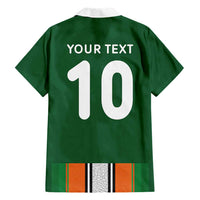 Custom Ivory Coast National Football Hawaiian Shirt Les Elephants-Striped Sport Style - Wonder Print Shop