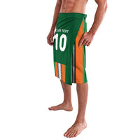 Custom Ivory Coast National Football Lavalava Les Elephants-Striped Sport Style - Wonder Print Shop