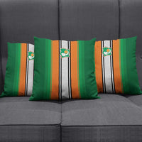 Ivory Coast National Football Pillow Cover Les Elephants-Striped Sport Style - Wonder Print Shop