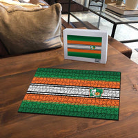 Ivory Coast National Football Puzzle Les Elephants-Striped Sport Style - Wonder Print Shop