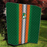 Ivory Coast National Football Quilt Les Elephants-Striped Sport Style - Wonder Print Shop