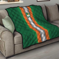 Ivory Coast National Football Quilt Les Elephants-Striped Sport Style - Wonder Print Shop