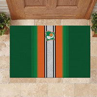 Ivory Coast National Football Rubber Doormat Les Elephants-Striped Sport Style - Wonder Print Shop