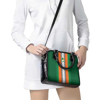 Ivory Coast National Football Shoulder Handbag Les Elephants-Striped Sport Style - Wonder Print Shop