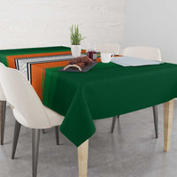 Ivory Coast National Football Tablecloth Les Elephants-Striped Sport Style - Wonder Print Shop