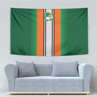 Ivory Coast National Football Tapestry Les Elephants-Striped Sport Style - Wonder Print Shop
