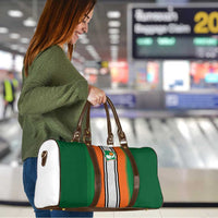 Ivory Coast National Football Travel Bag Les Elephants-Striped Sport Style - Wonder Print Shop