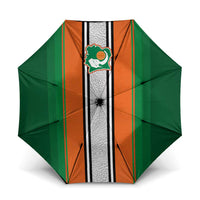 Ivory Coast National Football Umbrella Les Elephants-Striped Sport Style - Wonder Print Shop