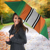 Ivory Coast National Football Umbrella Les Elephants-Striped Sport Style - Wonder Print Shop