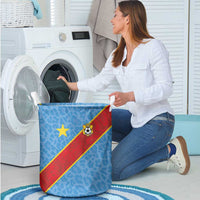 DR Congo National Football Laundry Basket Leopards Power - Wonder Print Shop