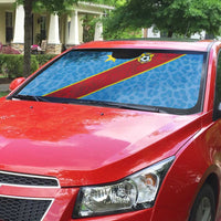 DR Congo National Football Auto Sun Shade Leopards Power - Wonder Print Shop
