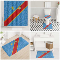 DR Congo National Football Bathroom Set Leopards Power - Wonder Print Shop