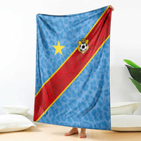DR Congo National Football Blanket Leopards Power - Wonder Print Shop