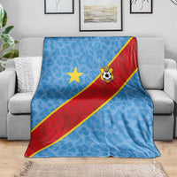 DR Congo National Football Blanket Leopards Power - Wonder Print Shop