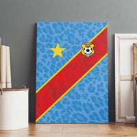 DR Congo National Football Canvas Wall Art Leopards Power - Wonder Print Shop