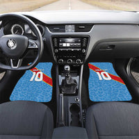 Custom DR Congo National Football Car Mats Leopards Power - Wonder Print Shop