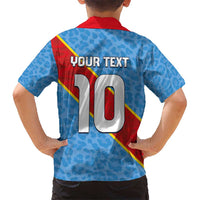 Custom DR Congo National Football Hawaiian Shirt Leopards Power - Wonder Print Shop