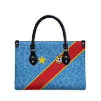 DR Congo National Football Leather Bag Leopards Power - Wonder Print Shop