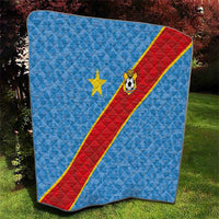 DR Congo National Football Quilt Leopards Power - Wonder Print Shop