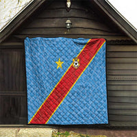 DR Congo National Football Quilt Leopards Power - Wonder Print Shop