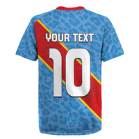 Custom DR Congo National Football Rugby Jersey Leopards Power - Wonder Print Shop