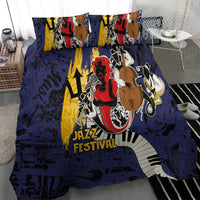 Barbados Jazz Festival - Abstract Jazz Art Bedding Set - Wonder Print Shop