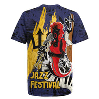 Barbados Jazz Festival - Abstract Jazz Art Rugby Jersey - Wonder Print Shop