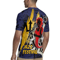 Barbados Jazz Festival - Abstract Jazz Art Rugby Jersey - Wonder Print Shop