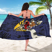 Barbados Jazz Festival - Abstract Jazz Art Sarong - Wonder Print Shop