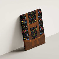 Traditional German Costume - Lederhosen Canvas Wall Art Folk Floral Pattern Style - Wonder Print Shop