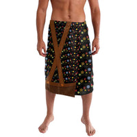Traditional German Costume - Lederhosen Lavalava Folk Floral Pattern Style - Wonder Print Shop
