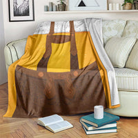 Traditional German Costume - Lederhosen Blanket Oktoberfest Beer Head Funny Style