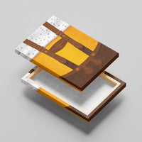 Traditional German Costume - Lederhosen Canvas Wall Art Oktoberfest Beer Head Funny Style - Wonder Print Shop