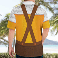 Traditional German Costume - Lederhosen Hawaiian Shirt Oktoberfest Beer Head Funny Style - Wonder Print Shop
