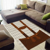 Traditional German Costume - Lederhosen Area Rug Old Vintage Bavarian Pattern - Wonder Print Shop