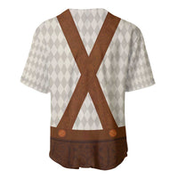 Traditional German Costume - Lederhosen Baseball Jersey Old Vintage Bavarian Pattern - Wonder Print Shop