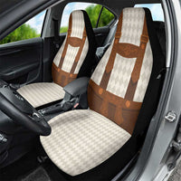 Traditional German Costume - Lederhosen Car Seat Cover Old Vintage Bavarian Pattern - Wonder Print Shop