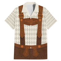 Traditional German Costume - Lederhosen Family Matching Mermaid Dress and Hawaiian Shirt Old Vintage Bavarian Pattern - Wonder Print Shop