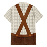 Traditional German Costume - Lederhosen Hawaiian Shirt Old Vintage Bavarian Pattern - Wonder Print Shop