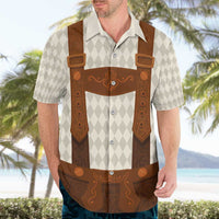 Traditional German Costume - Lederhosen Hawaiian Shirt Old Vintage Bavarian Pattern - Wonder Print Shop