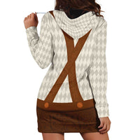 Traditional German Costume - Lederhosen Hoodie Dress Old Vintage Bavarian Pattern - Wonder Print Shop